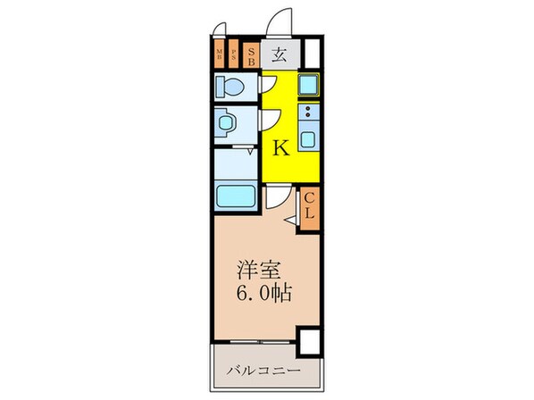 スプランディッド新大阪WESTの物件間取画像